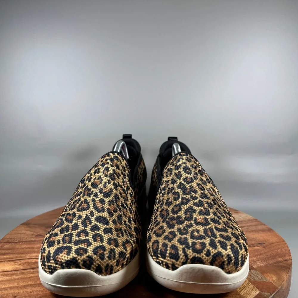 Skechers GoWalk Joy Leopard Print Slip On Walking Shoes 124097 Womens 13